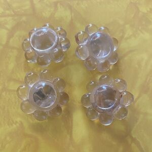 Set of 4 Lucite Buttons